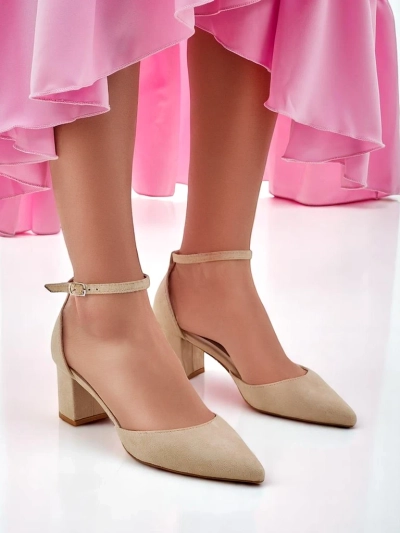 Royalfashion dámské pumps z ekologického semiše Vinoy