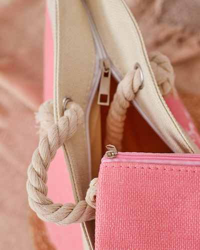 Royalfashion Сумка з тканини зі святковим візерунком через плече