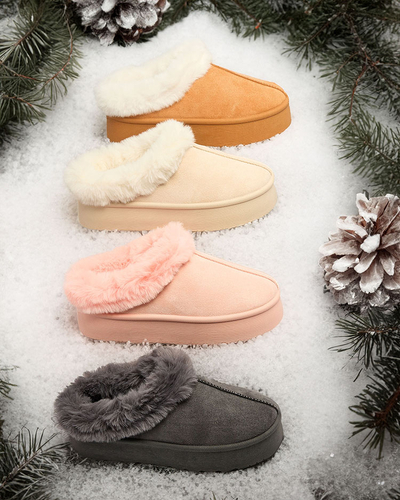 Royalfashion Dámské krátké boty a'la snow boots Kapfiee