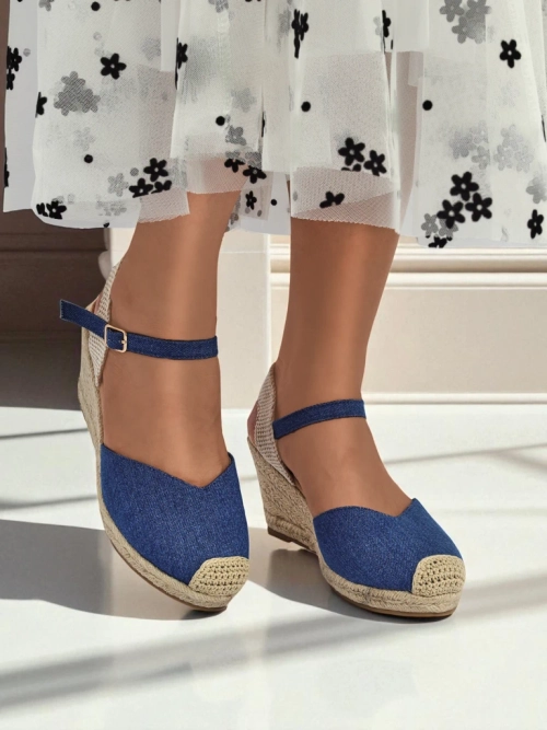 Royalfashion Жіночі босоніжки на танкетці Solara Еспадрильї