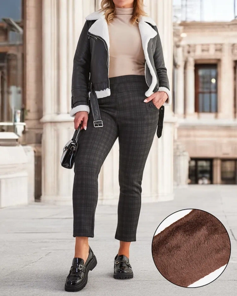 Royalfashion Утеплені жіночі лосини PLUS SIZE