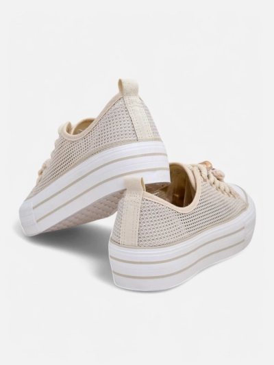 Royalfashion Dámské perforované tenisky s ozdobami Osdo