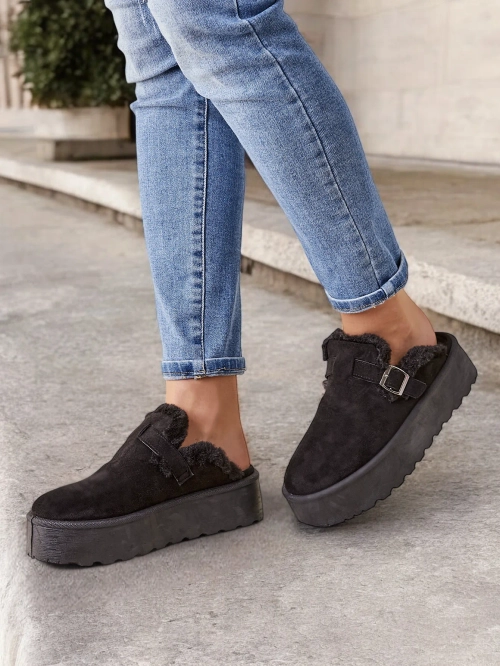 Королівська мода Короткі чоботи без каблуків для жінок Поктес