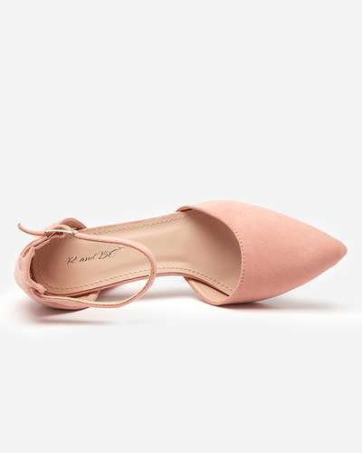 Růžové dámské sandály na sloupku Kinotia - Obuv