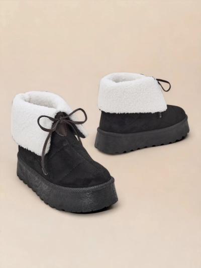 Dámské sněhule s šněrováním Royalfashion Wdeno