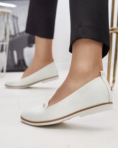 Білі жіночі мокасини Riorica- Footwear