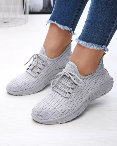 Сірі жіночі тканинні спортивні кросівки Orycys- Footwear