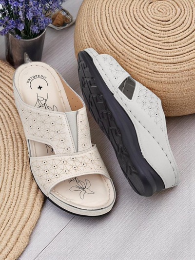 Royalfashion Dámské pantofle na silnější podrážce Nova Step
