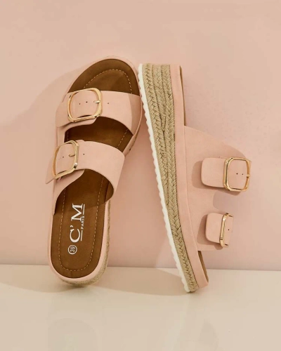 Royalfashion Dámské žabky s přezkami Ossfo