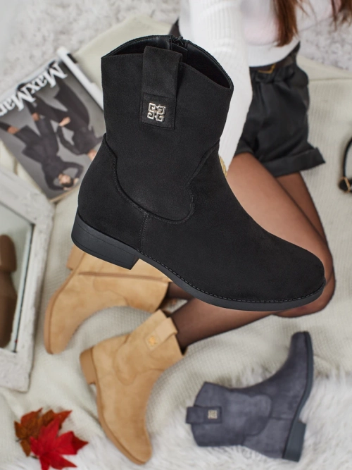 Жіночі ботильйони з еко-замші Kelmoria