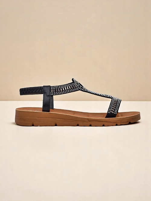 Royalfashion Жіночі сандалі з декоративними ремінцями Ava Shine