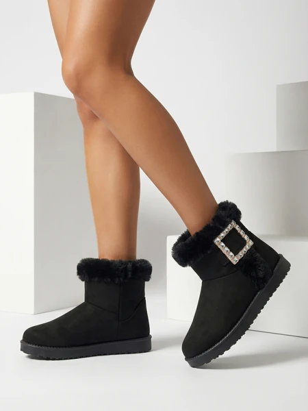 Royalfashion Dámské boty a'la snow boots s ornamentem Galaes
