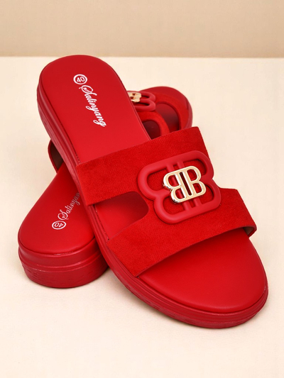 Royalfashion Dámské pantofle na ploché podrážce ChicStep