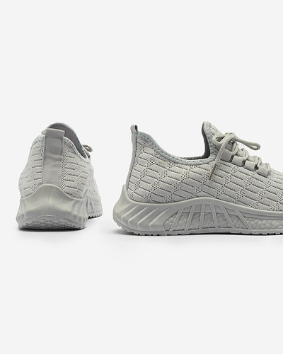 Сірі жіночі тканинні спортивні кросівки Orycys- Footwear