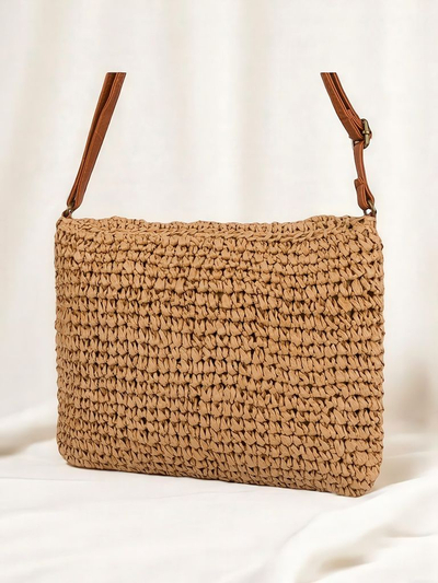 Royalfashion Маленька жіноча сумка з соломи Sunny Stripes Mini