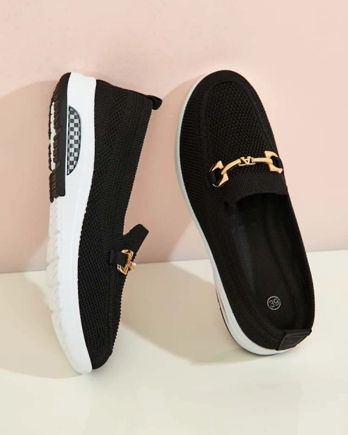 Royalfashion Жіночі тканинні мокасини з декором Ritcae