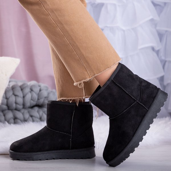 Maputu černé izolované sněhové boty - obuv