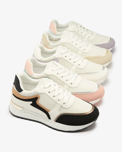 OUTLET Royalfashion Чорно-білі жіночі спортивні кросівки Vegris