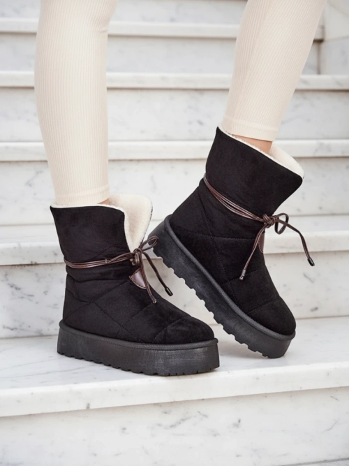 Чоловічі шнурівкові зимові черевики Royalfashion зип.