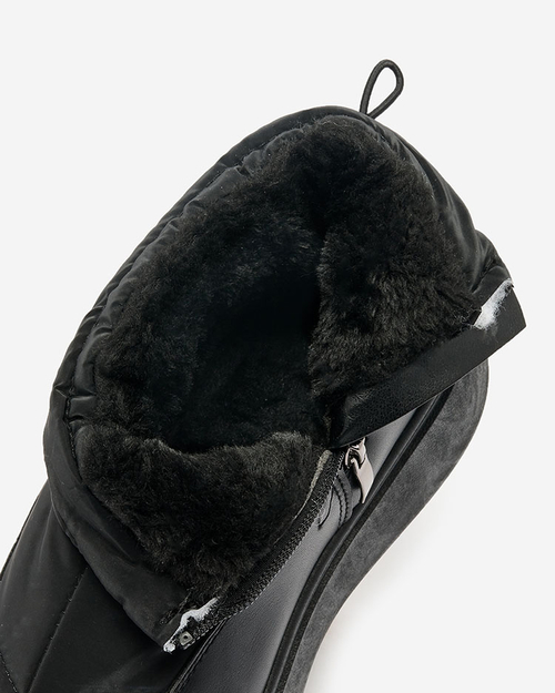 Жіночі снігоступи Royalfashion чорного кольору Fopinia