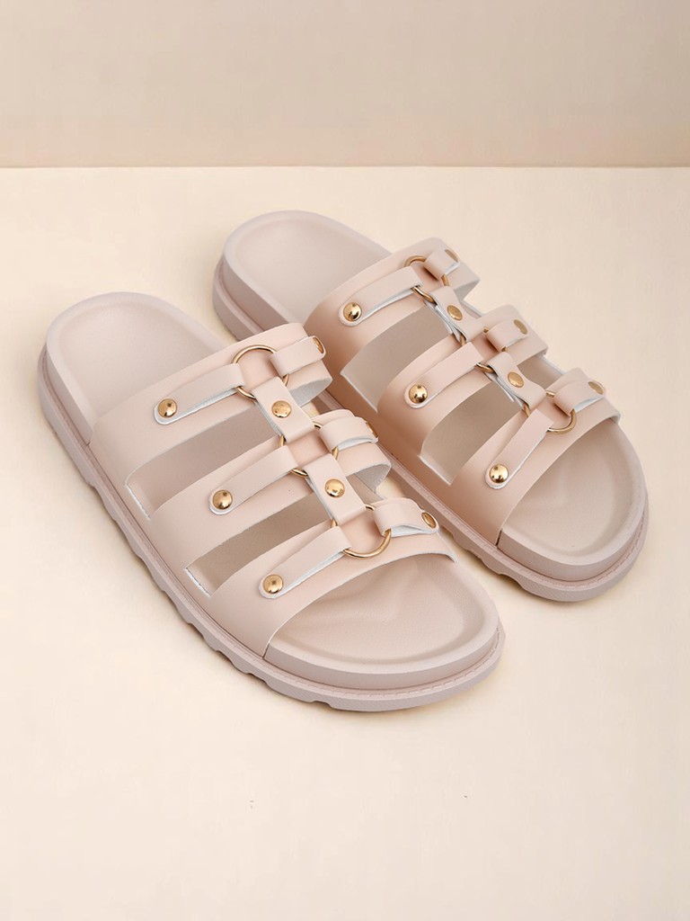 Royalfashion Dámské žabky na ploché podrážce Aurelia Roma