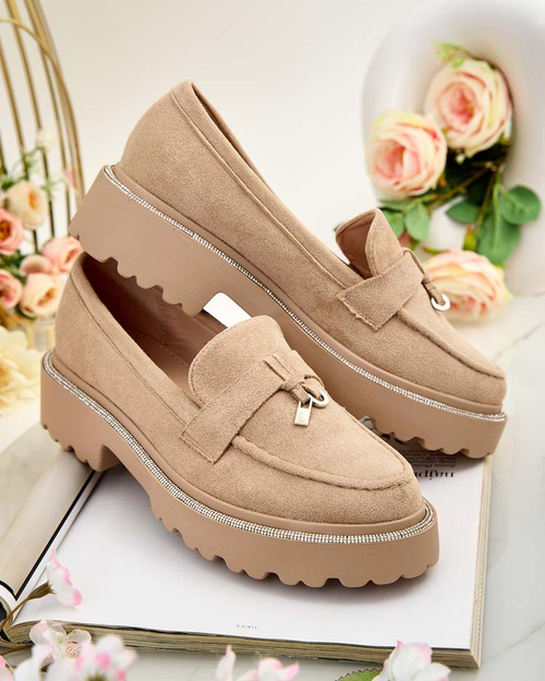 Royalfashion Жіночі мокасини з цирконами Ali