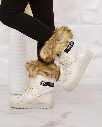 Royalfashion nazouvací boty a'la snow boots for women GMILLO