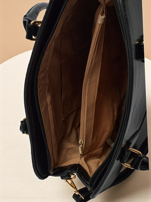 Жіноча сумка-шопер з екошкіри з тисненням Iron Lace