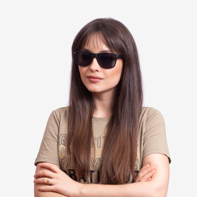 Czarne czółenka na niskim słupku Jaxx- Obuwie