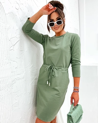 Royalfashion жіноча сукня з тканини до колін