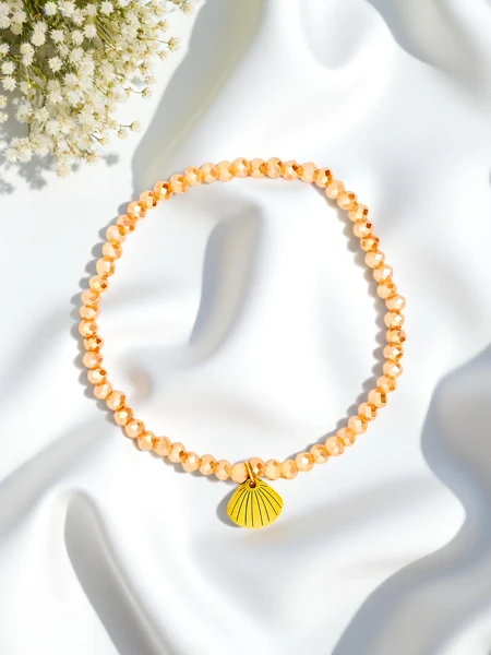 Royalfashion Dámský náramek s přívěskem mušle