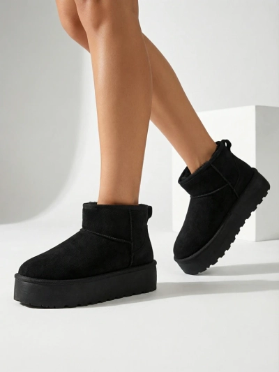 Dámské kotníkové boty Luna Černé Kožené Elegantní pro Podzim