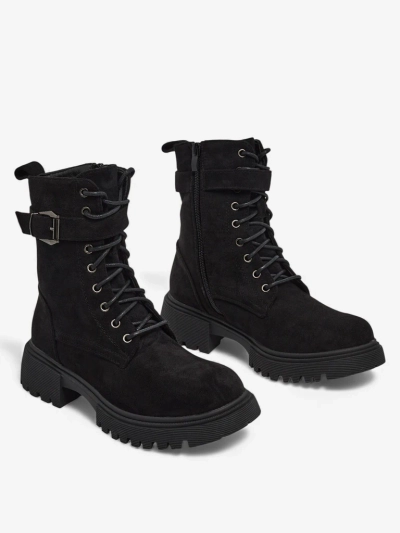 Dámské kotníkové boty z eko semiše Ubill