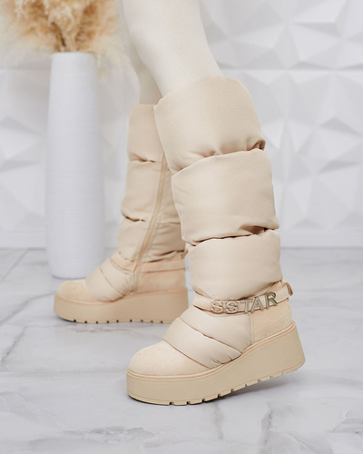 Royalfashion Dámské boty a'la snow boots Dertrata