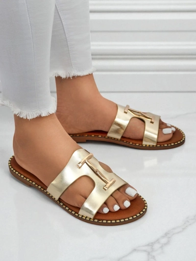 Royalfashion Dámské pantofle na ploché podrážce Maya Louise