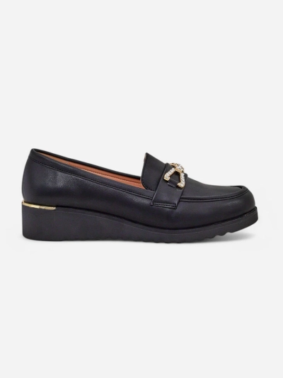 Royalfashion Жіночі мокасини на низькому підборі Leffo