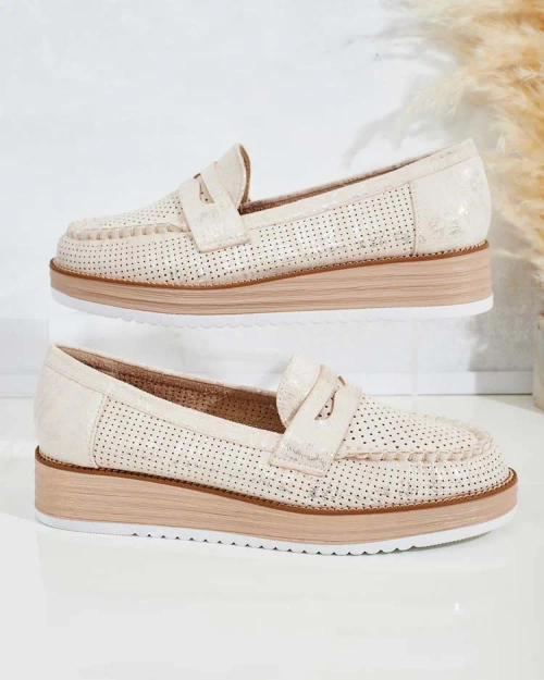 Royalfashion Ажурні жіночі мокасини Moell