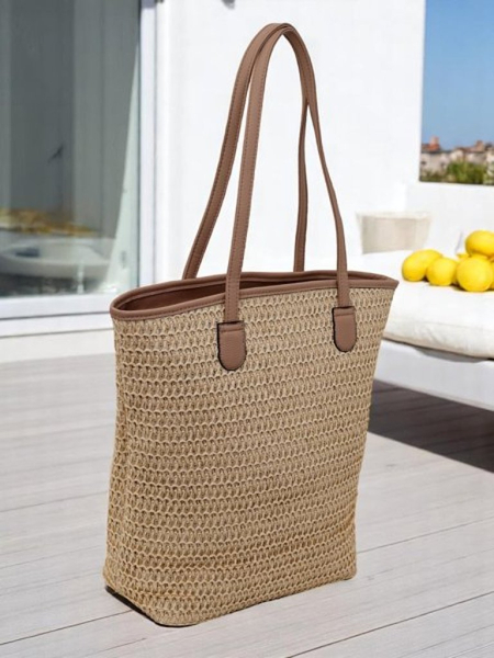 Royalfashion Велика солом'яна жіноча сумка Solea Bag