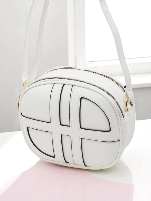 Royalfashion Маленька жіноча кругла сумка з еко-шкіри Riva Circle