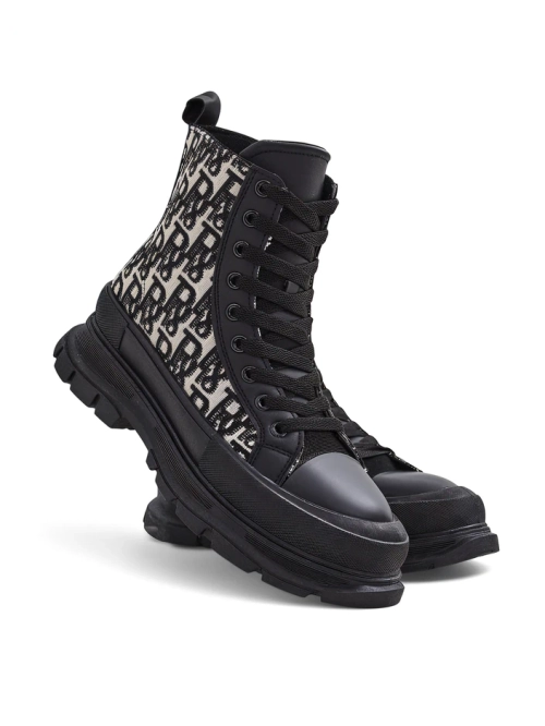 Коричневі жіночі черевики з принтом Zoriof