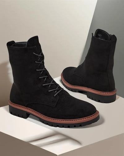 Dámské kožené kotníkové boty Royalfashion Gosop