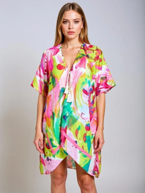 Royalfashion Парео – Літня пляжна туніка для жінок з візерунковим дизайном Wild Coast