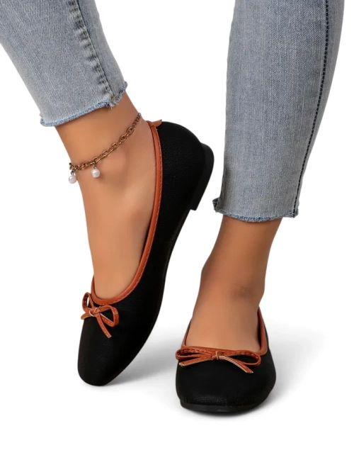 Royalfashion жіночі балетки з блискітками та бантом Aramie