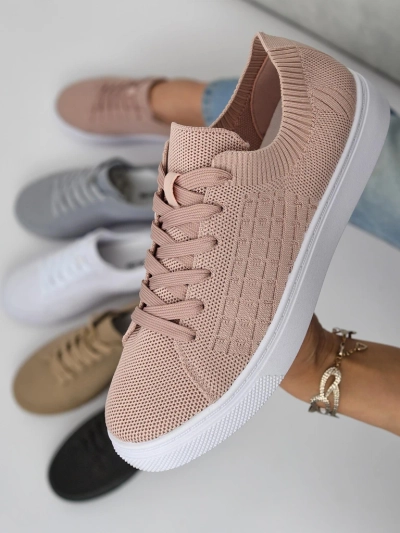 Dámské tenisky Royalfashion Calista Rosa - růžové boty na jaro a léto