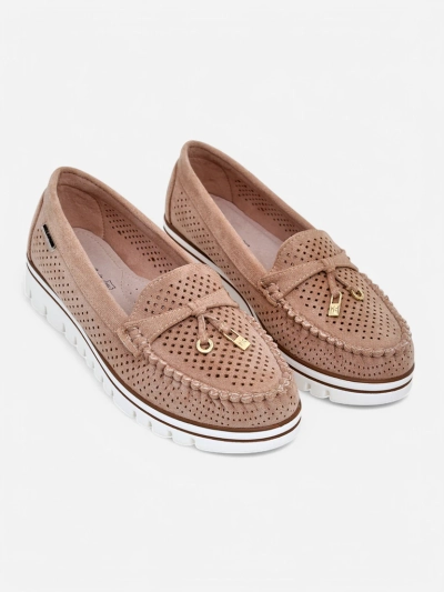 Royalfashion Жіночі перфоровані лофери Elissas
