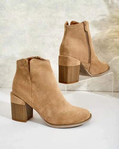 Royalfashion Dámské semišové kozačky eko Ovi