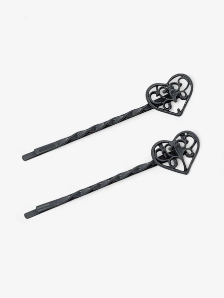 Royalfashion Sponky do vlasů se srdíčky