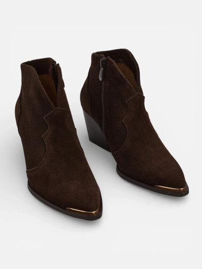 Жіночі ботильйони-ковбойки з натуральної шкіри Nilof