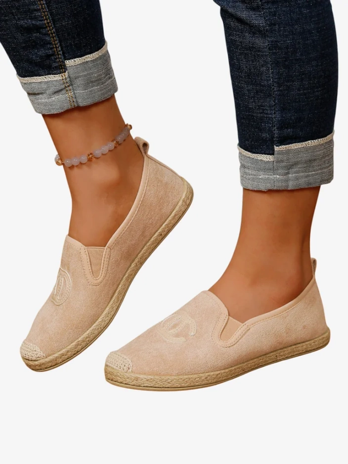 Royalfashion Dámské eko-sametové espadrilky Aroll