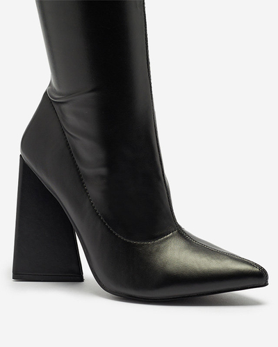 Чорні жіночі ботильйони Elfoli- Footwear